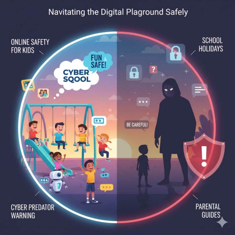Staying Safe Online : Guide Cyber Sqool pour les Parents avant les Vacances